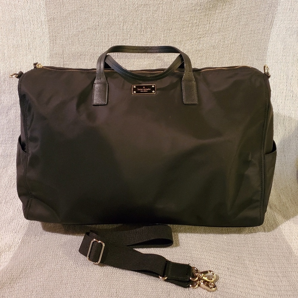 Kate Spade Black Avenue weekender